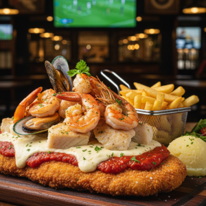 Milanesa Mar y Tierra