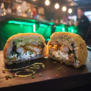 SUSHI BURGUER DE POLLO