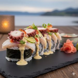 Roll Pulpo acevichado